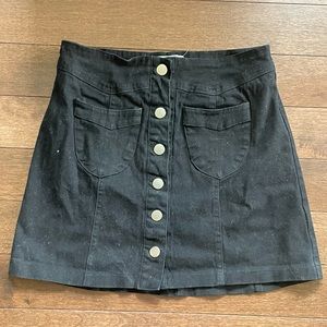 button up skirt